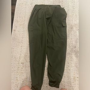 Green joggers